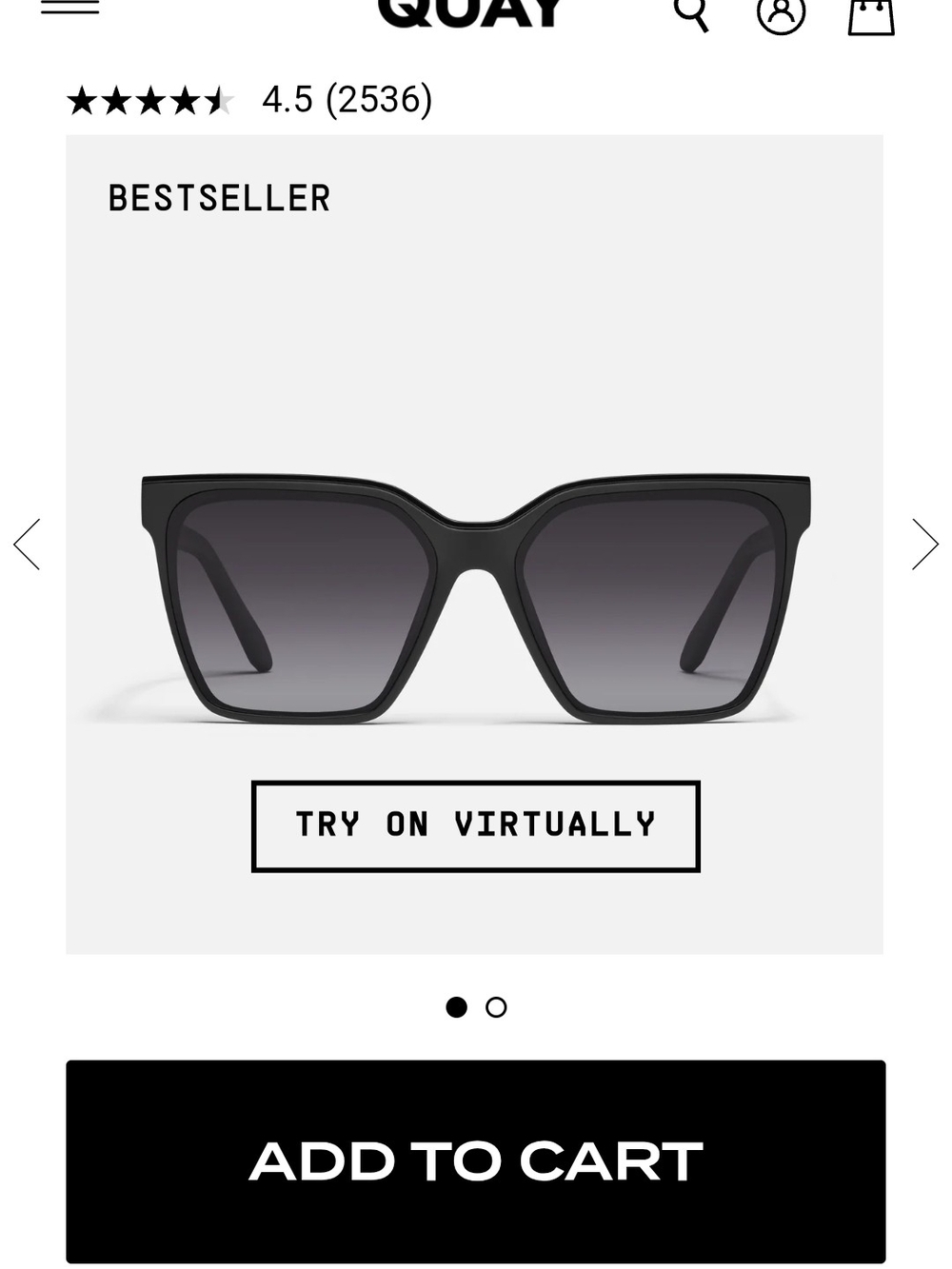 Quay Australia Black Level Up Sunglasses